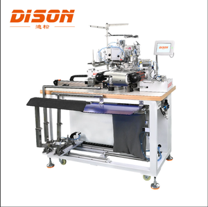 Máquina de coser automática para dobladillos de cuello redondo DS-281A, nueva, con soporte OEM y mango de plástico - Product Image 6