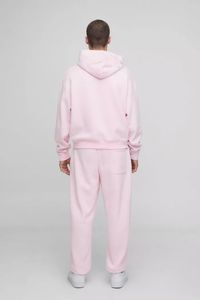 Chándales personalizados con apliques de capucha cuadrada de gran tamaño para hombre, ropa informal, chándal transpirable y cómodo para hombre - Product Image 2