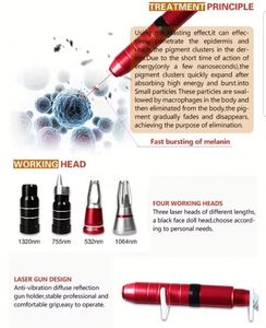 เครื่องเลเซอร์พิโกวินาทีแบบพกพาสำหรับลบรอยสักและกำจัดสิวเสี้ยน รองรับ 7 ภาษา - Product Image 5