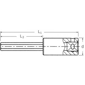 Clé à douille Stahlwille INHEX 1/4'' pour vis à six pans creux, produit de haute qualité - Product Image 2