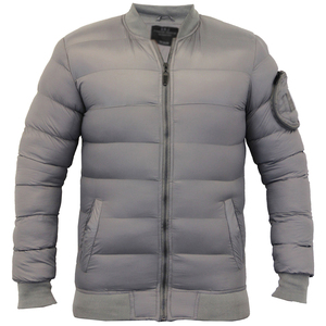 Service OEM ODM, dernière conception en vente, veste d'hiver pour homme, personnalisée, imprimée, imperméable, col montant, logo sur le devant - Product Image 6