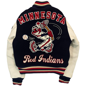 Custom Logo Winter <b>Long</b> Baseball Varsity <b>Jacket</b> with Front Logo Option 100% Cotton Streetwear for <b>Men</b> - Product Image 2