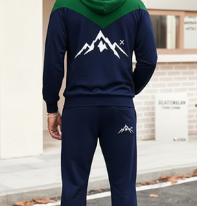 Survêtement sportif unisexe personnalisable à capuche uni |   Tissu en molleton doux 100% coton |   Cordon de serrage respirant et antibactérien - Product Image 6