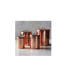 Ollas y recipientes de cocina de cobre de moda con gran demanda que ofrecen diseños únicos almacenamiento práctico para configuraciones de cocina modernas - Product Image 1