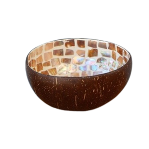 Cuencos de coco con Incrustaciones de nácar hechos a mano naturales llamativos, cuenco para servir al por mayor de vajilla de restaurante de Vietnam - Product Image 2