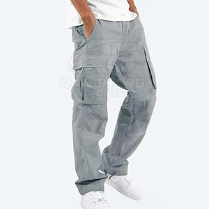 Pantalons cargo tendance pour hommes, pantalons doux et durables, pantalons cargo décontractés amples pour hommes, design de voyage urbain - Product Image 2