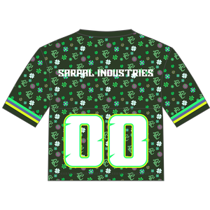 T-shirt en maille de maillot de sérigraphie personnalisée Boxy col en V Style Streetwear conception vierge basket-ball football maille T-Shirt en jersey - Product Image 5