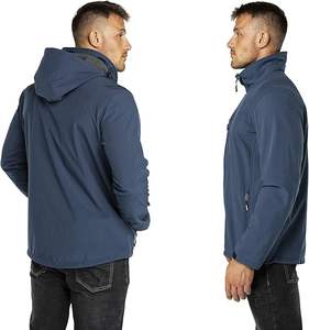 2024 Boomletcorp, la chaqueta Softshell para hombre más vendida, estilo de calle alto con cierre de cremallera, tela ligera, nuevo diseño para el invierno - Product Image 5