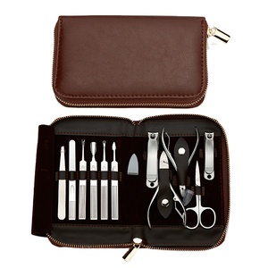 Kit pour soins des ongles pour femmes, outils de manucure professionnel, coupe-ongles, coupe-ongles, bon marché, 12 pièces, cadeau - Product Image 2