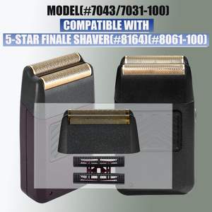 Rasoir Électrique 3-en-1 à Trois Lames, Utilisation Humide/Sèche/Lavable, pour Visage et Corps, Noir, Alimentation USB, Têtes de Rechange à Grille - Product Image 6