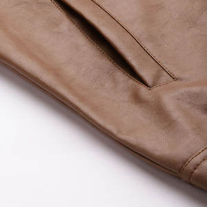 Veste en cuir confortable à prix avantageux, qualité supérieure, cuir de vache véritable, 100% cuir véritable, veste tendance pour homme - Product Image 4