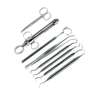 Plateau de préparation de couronnes dentaires, ensemble d'instruments de qualité supérieure en acier inoxydable, lot de 8 - Product Image 3
