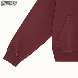 OEM Vente en gros Pull à capuche à manches longues pour hommes Vêtements de rue fuselés avec logo brodé Impression graphique Sweats à capuche d'hiver pour garçon - Product Image 6