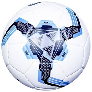 Balón de Fútbol de Entrenamiento Duradero Alaay, Tamaño 5 Personalizable, Logotipo Personalizado, Calidad Superior, Azul y Blanco, para Partidos - Product Image 1