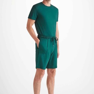 ชุดเสื้อยืดแขนสั้นผ้าฝ้ายระบายอากาศได้ดีสำหรับผู้ชายชุดฤดูร้อนที่สวมใส่สบาย - Product Image 1