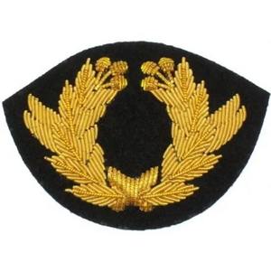 Custom Made Wholesale 2024 New Design Top Quality Hand Made Embroidery Bullion <b>Badges</b> New Style OEM Service Embroidered <b>Badge</b> - Product Image 1
