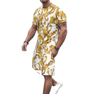 2025 último traje de jogging de verano informal para hombre de alta calidad conjunto de 2 piezas con pantalones cortos - Product Image 2