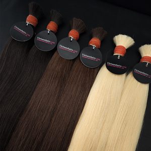 HAIR CENTURY ต่อผมแท้ 100% เรมี่ เวียดนาม ดับเบิ้ลดรอว์น วีฟท์ ผมหยิก ผมตรง ต่อผมฮานอย สำหรับส่งออกจำนวนมาก - Product Image 2