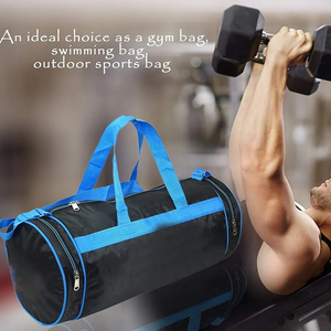 2024 personnalisé lourd grand Fitness voyage sac de sport haute qualité étanche en Nylon sport sac de sport avec logo élégant pour hommes - Product Image 5
