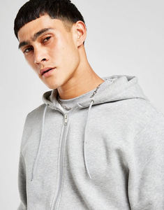 Sudadera con capucha para hombre 100% algodón polar regular Sudadera con capucha hombres peso pesado cremallera completa Casual Sudadera con capucha fabricada por productos Huzaifa - Product Image 4