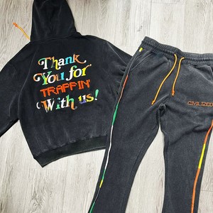 ชุดวอร์มฤดูหนาวแบบยูนิเซ็กซ์ ขายส่ง เสื้อฮู้ดกันหนาวแบบเรียบง่าย สпорตแวร์ คุณภาพพรีเมียม ผ้าฝ้าย 100% ระบายอากาศได้ดี นุ่มสบาย - Product Image 6