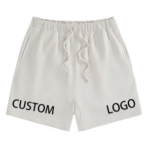 Shorts pour hommes de haute qualité, sur mesure, avec doublure en mesh, 100% coton, séchage rapide, respirant, taille élastique, shorts de plage unis - Product Image 5