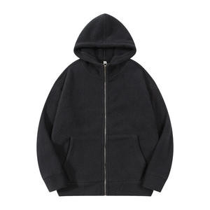 Meilleure qualité personnalisable hommes surdimensionné GSM Hoodies 100% coton hiver français Terry Street Wear avec broderie 3D - Product Image 5