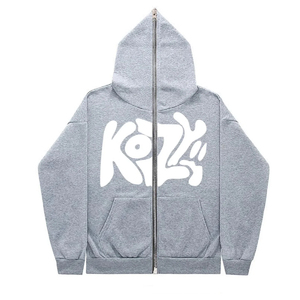 Sweat à capuche unisexe en molleton 100 % coton 350 GSM, impression par transfert, logo coloré sur le devant, respirant, directement du fabricant - Product Image 6