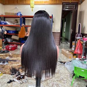 Perruques de cheveux vierges droites d'os vietnamien brut de qualité supérieure soyeux doux de haute qualité pour suisse HD dentelle avant dentelle de haute qualité - Product Image 3