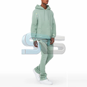 Ensemble de survêtement d'hiver pour homme de qualité supérieure, 2 pièces, confortable, logo personnalisé, différentes couleurs disponibles, services OEM, fabrication sur mesure - Product Image 6