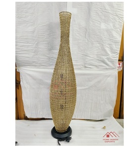 Meilleures ventes Lampes en fer forgé Arrangements lumineux de mariage Lampes en fil de fer tissé à la main Supports à fleurs - Product Image 1