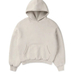 Venta al por mayor 500 GSM algodón Hoody Custom Hoodies Pullover Mens Oversized Heavyweight Hoodie térmica - Product Image 6