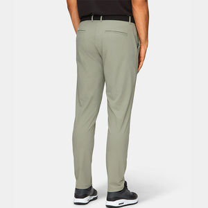 Pantalones de golf de secado rápido informales personalizados, pantalones grises claros, pantalones de hombre en la cintura con cordón, pantalones transpirables de Color sólido - Product Image 3
