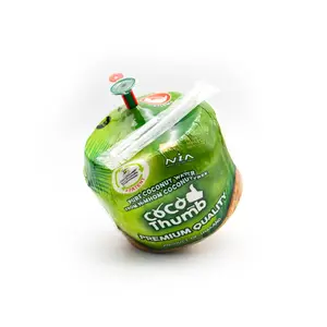 Зеленые кокосы, различные 100%, натуральные, дешевые, оптовая продажа, белая пластиковая пленка, свежие кокосы, Вьетнам