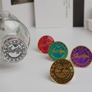 Custo de Molde Necessário para Adesivos Personalizados em Formato Especial, à Prova d'Água, Reutilizáveis, para Embalagem de Garrafas de Vinho, Perfume, Bebidas, Whisky e Cerveja - Product Image 1