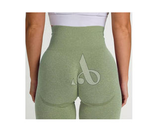 2023 Unique Design Colorful <b>Women's</b> Seamless <b>Compression</b> Waist Gird Print <b>Tights</b> Slimming Yoga Leggings with Training Print - Product Image 1