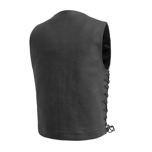 Gilet d'hiver décontracté pour hommes en cuir respirant de haute qualité pour une utilisation en moto en plein air Service OEM personnalisé disponible - Product Image 4
