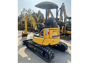 Mini pelleteuse d'occasion Komatsu PC30MR de 3 tonnes avec pompe à engrenages et roulement à moteur américain d'origine-Garantie 1 an - Product Image 4