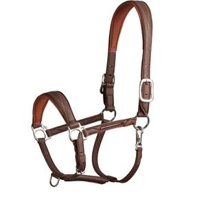 DIRECT DE L'USINE CHEVAL COLLIER CUIR DOUX RÉGLABLE CUIR VÉRITABLE CHEVAL COLLIER QUINCAILLERIE ACIER INOXYDABLE - Product Image 1