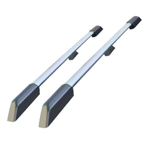 Barres latérales <span class=keywords><strong>de</strong></span> <span class=keywords><strong>toit</strong></span> en aluminium argenté, barres verticales, porte-bagages, pièces <span class=keywords><strong>de</strong></span> style extérieur pour Toyota Land Cruiser Prado LC250 2024+ - Product Image 2