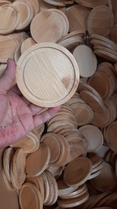 Bamboo Material Bamboo coaster Cup Holder Placemat 100% Ecofriendly Placemat Wood coaster <b>Dinner</b> Kitchenware - Product Image 6