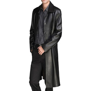 Hecho en Pakistán, Precio Razonable, Abrigo de Cuero para Hombre, Calidad Premium, Nuevo Abrigo de Cuero para Hombre en Venta - Product Image 2