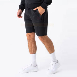 Athletic Hoodies <b>Sweat</b> <b>Shorts</b> <b>Men</b> Set Custom Two Piece Hooded and <b>Short</b> Winter Wear Breathable 100% Cotton - Product Image 4