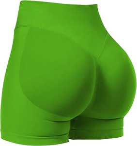 Shorts de yoga sans couture pour femmes, tissu extensible taille haute, texture douce, design confortable, parfaits pour l'entraînement et l'exercice - Product Image 5