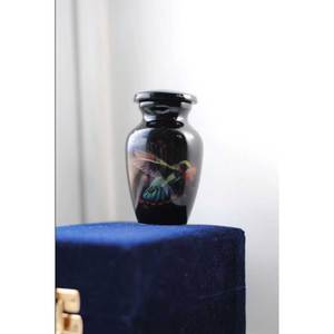 Urne funéraire blanche en métal en laiton de style européen de haute qualité pour humains animaux de compagnie et bébés exportation directe de l'Inde - Product Image 6