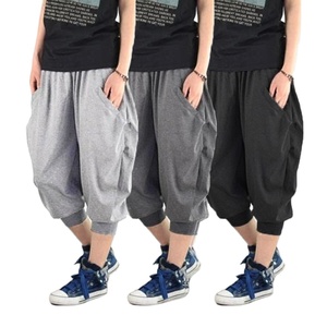 Pantalon de jogging surdimensionné en polaire pour hommes, design entièrement personnalisable, pantalon d'hiver élégant à entrejambe tombant-grande taille, vente en gros - Product Image 1