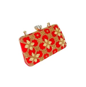Luxury Women Fashion Statement <b>Bridal</b> Clutch and <b>Purses</b> for Wedding Day Fashion Elegant From Indian Supplier Clutches 2025 - Product Image 2