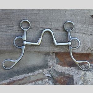 Corrección de brocas de filete occidental ecuestre de acero inoxidable de alta calidad Boquilla de rodillo de alambre trenzado Fábrica al por mayor Caballo - Product Image 4