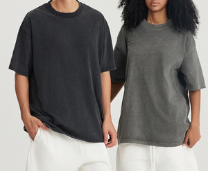 เสื้อยืดโอเวอร์ไซส์ ดีไซน์คุณภาพสูง 230 กรัม ผ้าฝ้าย 100% ซักกรด ระบายอากาศได้ดี สวมใส่สบาย น้ำหนักเบา สไตล์สตรีทแวร์ สำหรับผู้ชาย - Product Image 2