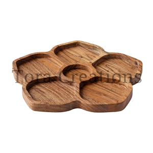 จานสะเดาลายใบไม้ไม้100ชิ้นจานเสิร์ฟเป็นมิตรต่อสิ่งแวดล้อมพรีเมี่ยม - Product Image 6